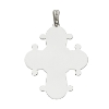 Billede af Dagmarkors blank bagside sølv 40*33 mm
