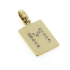 Billede af Vedhæng plade 13 brill. a 0,01 ct.14 kt. 