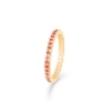 Billede af Mads Z 14 kt. ring "Poetry" m.ægte rubine str 56