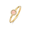 Billede af Spirit Icons Euphoria Pink ring forgyldt sølv m. krystal + cz (str. 48-60)