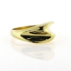 Billede af Ring u/sten massiv 925s forgyldt (forgyldning vil blive slidt af ved brug !)