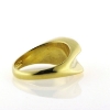 Billede af Ring u/sten massiv 925s forgyldt (forgyldning vil blive slidt af ved brug !)