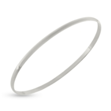 Billede af Armring 7,0 mm. ½ rund tråd 925s.