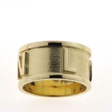 Billede af Ring 9 tegn / bogstaver 14 kt.