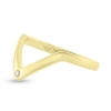 Billede af Ring V ring brillant 0,01 w/vs. 14 kt. (Vring)