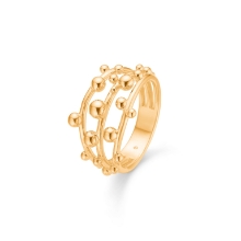 Billede af Mads Z "Bubbles" ring 14 kt. guld (str. 56)