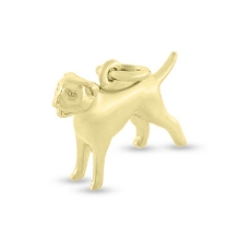 Billede af Vedhæng Boxer hund (hj. 15,5 mm.) 8 kt. facon + 5,7 gr. (prisen er excl. guld)