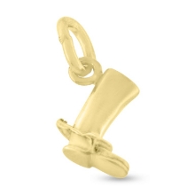 Billede af Vedhæng ridestøvle, massiv, hj. 9,5 mm. 8 kt.