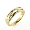 Billede af Herrering "Lines" 14 kt. guld