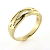 Billede af Herrering "Lines" 14 kt. guld