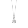 Billede af *Spirit Icons Gaia halskæde 14 karat hvidguld med 0,066 ct. w/vs 45 cm.  
