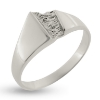 Billede af Ring m/ råsølv 925s
