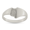 Billede af Ring m/ råsølv 925s