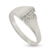 Billede af Ring m/ råsølv 925s