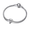 Billede af Pandora Charm kæledyr hund med butterfly sølv med kubisk zirkonia