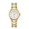 Billede af Certina DS-6 Lady dameur stål gulddoublé/keramik 10bar 35mm