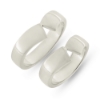 Billede af Vielses & Forlovelses ringe, forskudt 925s