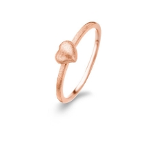 Billede af Spirit Icons ring Summer heart sølv rosaforgyldt str 52
