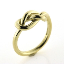 Billede af Ring m. knude (knob) 8 kt facon 5,1 gr. (prisen er excl. guld)