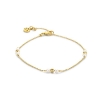Billede af Spirit Icons Ophelia armbånd 14 kt. guld med 0,06 ct. w/vs + fvp (17-19 cm)  