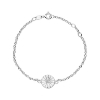 Billede af Lund Copenhagen Marguerit armbånd 11 mm sølv (16-19 cm)