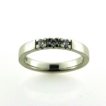 Billede af Alliancering 3* 0,06 w/si. 8 kt. 333 hvg. (br. 3,0-tk. 2,0 mm.)