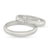 Billede af Vielses & Forlovelses ringe, d-ring 3* 0,01 w/vs. 14 kt. hvg. 