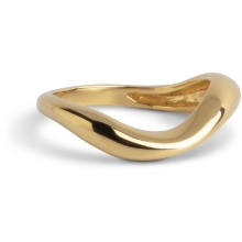 Billede af ENAMEL Copenhagen Agnete Small ring forgyldt sølv (str. 54)