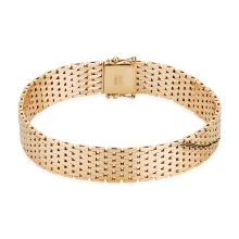Billede af Armbånd mursten 14kt 11rk bredde 11,0mm 18,5cm Billede af Armbånd mursten 14kt 11rk bredde 11,0mm 18,5cm