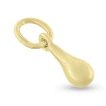 Billede af Vedhæng "Solid Drop Small" dråbe 14 karat guld