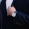 Billede af Certina DS-1 Day Date automatic stål blå læderrem 10 bar 40mm