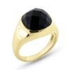 Billede af Ring sort spinel sten 11*11mm.