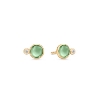 Billede af Julie Sandlau Prime Green Amethyst ørestikkere forgyldt sølv grøn krystal