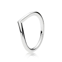 Billede af Pandora ring sølv Wishbone str. 60