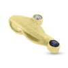 Billede af Vedhæng brill. 0,10 w/vs., safir 4 mm. 0,30 ct. 14 kt.