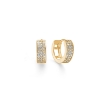 Billede af Mads Z "Rio" creoler 8 kt. guld m. zirkonia (medium)