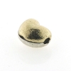Billede af Lås hjerte, hamret ½ 925s + ½ 8 kt.