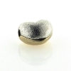 Billede af Lås hjerte, hamret ½ 925s + ½ 8 kt.