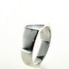 Billede af Ring m. plade 925s (7,5*9,5)