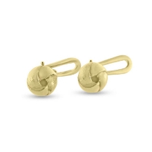 Billede af Kjoleknapper / brystknapper knude, massiv dia. 8,0 mm. 14 kt. 