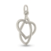 Billede af Vedhæng "Hugging Heart" 925s sølv
