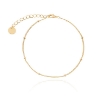 Billede af WiOGA Lina armbånd forgyldt sølv (15,5-18 cm)