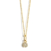Billede af Spirit Icons Mini halskæde 14 karat guld med 0,10 ct. w/vs 45 cm.  