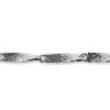 Billede af Collie snoet pladeled 42 cm. 925s.