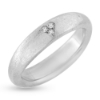 Billede af Ring 3* 0,01 w/vs i hjerte 14 kt. hvg.