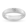Billede af Ring 3* 0,01 w/vs i hjerte 14 kt. hvg.