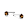 Billede af Spirit Icons Sky øreringe 14 kt. hvidguld m. brandy citrin