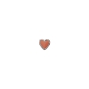Billede af STINE A ørestik Petit Love Heart sølv coral emalje (1 stk)