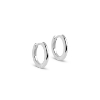 Billede af ENAMEL Copenhagen Chunky classic hoops sølv (10 mm)