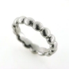 Billede af Ring kugler hele vejen rundt, br. 4,0 mm. massiv, str. 60-69. 925 s.